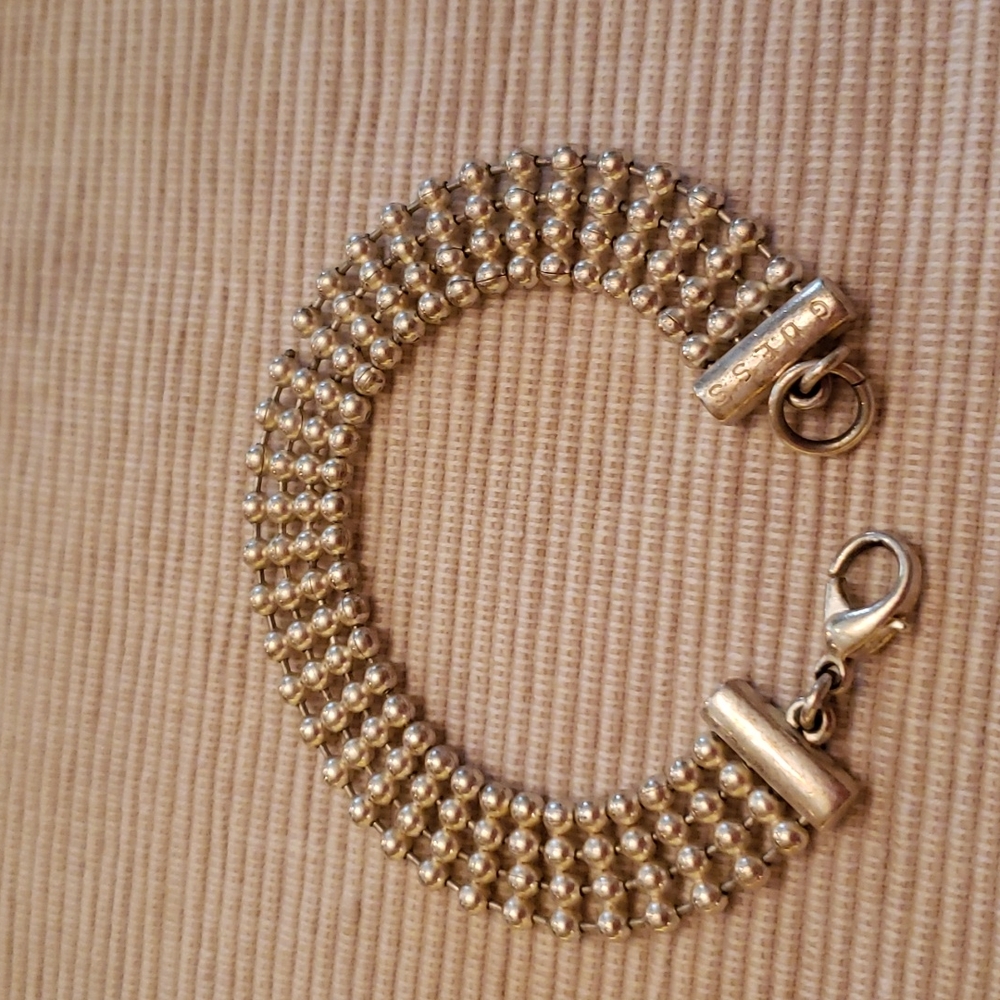 Guess silver plated bracelet